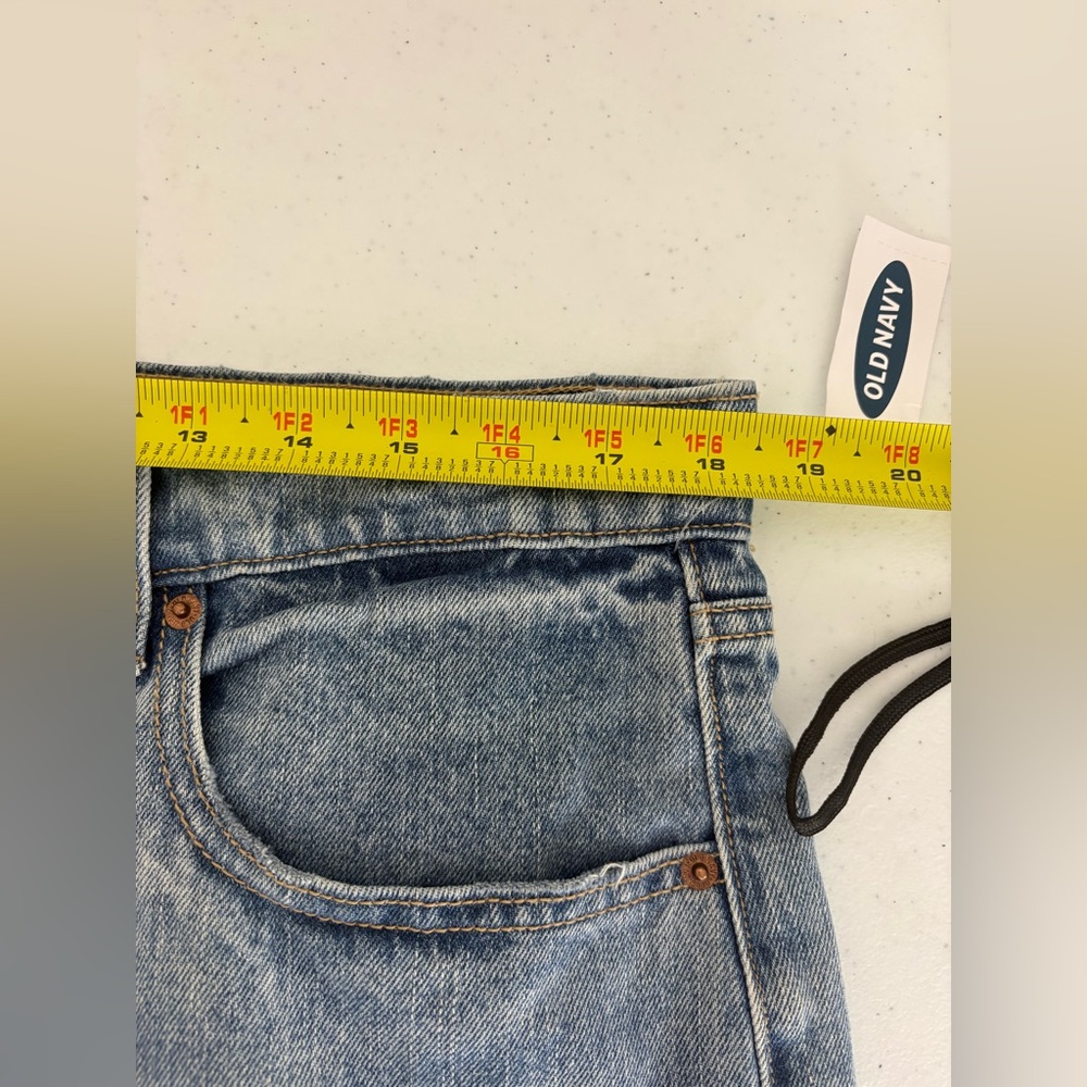 Old Navy US Women's Plus Sz 16 Higher High-Rise‎ Raw Hem Cropped Jeans NEW - Picture 10 of 12